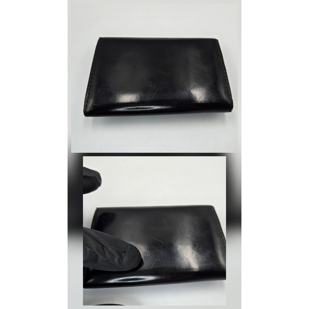Gucci Vintage Black Leather 6 Hook Key Case Holder Silver G Logo Made in Italy - Picture 3 of 8
